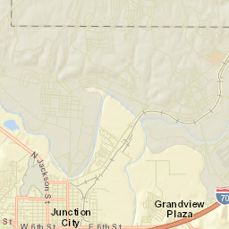 1101-1199 West 12th Street, Junction City Street Map