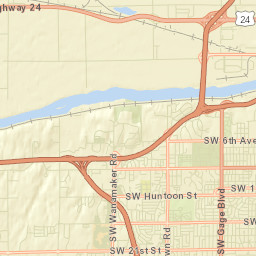 3620-3698 Southwest Orleans Street Topeka KS Street Map