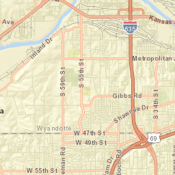 Shawnee Street Map