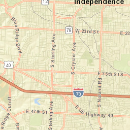 Independence Street Map