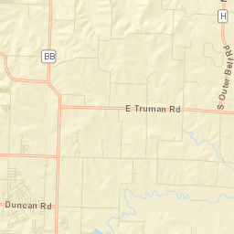 35131-36007 Missouri FF, Grain Valley, MO Street Map