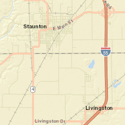 199 North Edwardsville Street, Staunton, IL Street Map