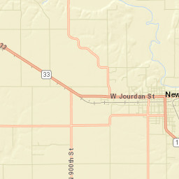 Newton Street Map
