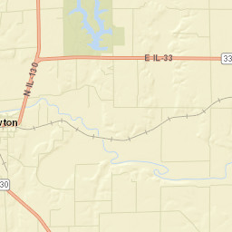 Jasper County Street Map