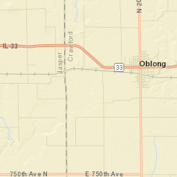 Oblong Street Map