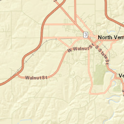 North Vernon Street Map