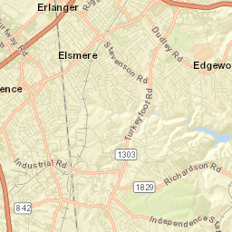 Elsmere Street Map