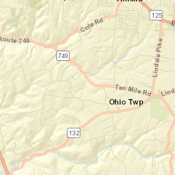 Mount Pisgah Ohio Street Map
