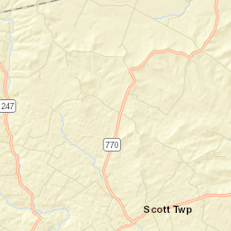 Tranquility Ohio Street Map