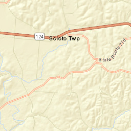 Petersburg Ohio Street Map