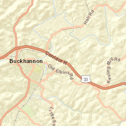 Buckhannon Street Map