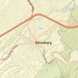 Strasburg Street Map