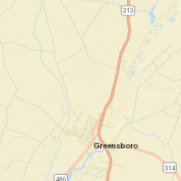Greensboro Street Map