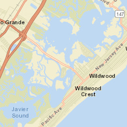 North Wildwood Street Map
