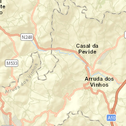 Arruda dos Vinhos Street Map