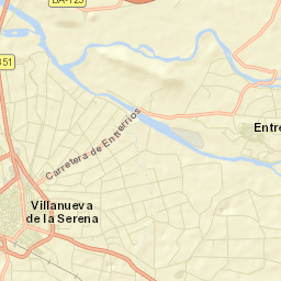 Villanueva de la Serena Street Map