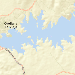 Orellana la Vieja Street Map