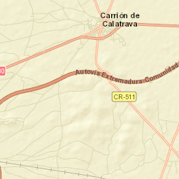 Carrión de Calatrava Street Map