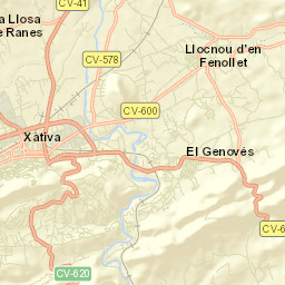Genovés Street Map