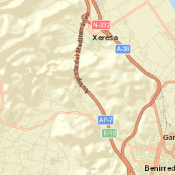 Gandia Street Map