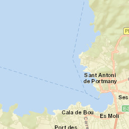 Sant Antoni de Portmany Street Map