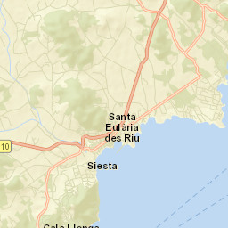 Santa Eulària des Riu Street Map