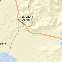 Sant'Anna Arresi Street Map