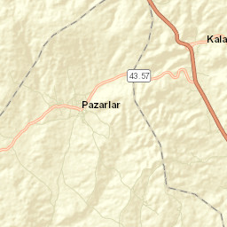 Pazarlar Street Map