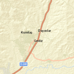 Gediz Street Map