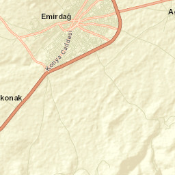 Emirdağ Street Map