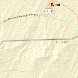 Evren Street Map