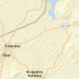 Sarıyahşi Street Map