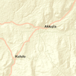 Akkışla Street Map