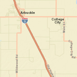 College City California Street Map