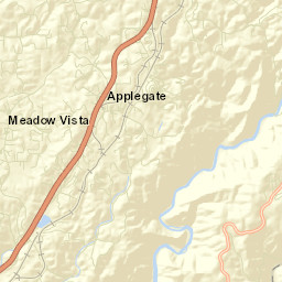 Meadow Vista California Street Map