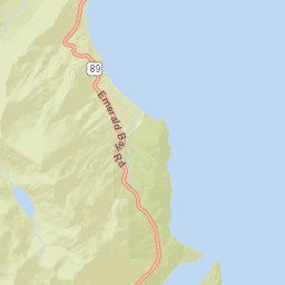 Emerald Bay California Street Map
