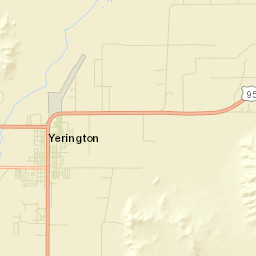 Yerington Street Map