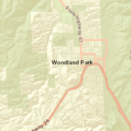 1017 Mateo Camino, Woodland Park, CO Street Map