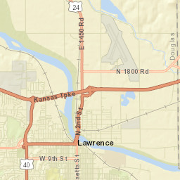South Powerhouse Road, Lawrence, KS Street Map
