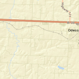 Interstate 70, Odessa, MO 64076, USA Street Map