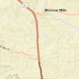 US-61 Moscow Mills MO 63362 Street Map