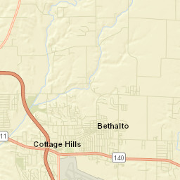 Bethalto Street Map