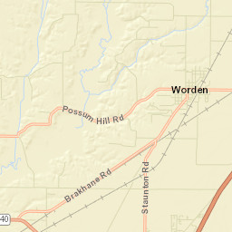 Worden Street Map