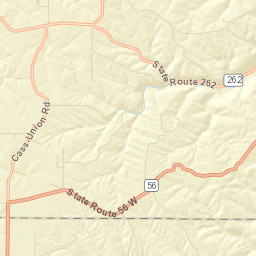 Ohio County Street Map