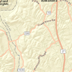 Claryville Street Map