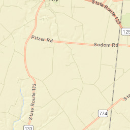 Wiggonsville Ohio Street Map