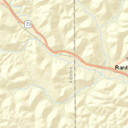 Pine Gap Ohio Street Map