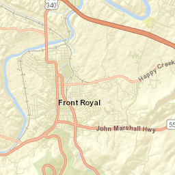 Warren County Street Map