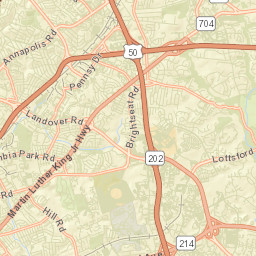 Glenarden Street Map