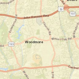 Mitchellville Street Map